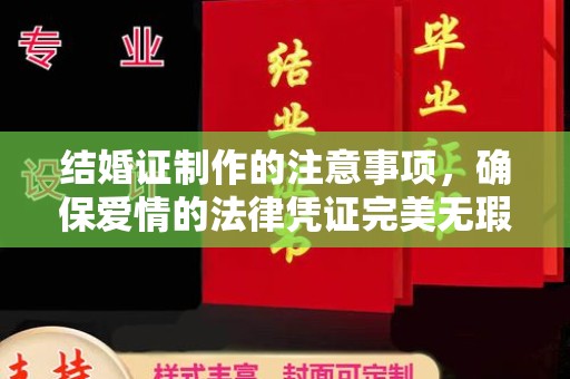 沙河口结婚证制作的注意事项，确保爱情的法律凭证完美无瑕